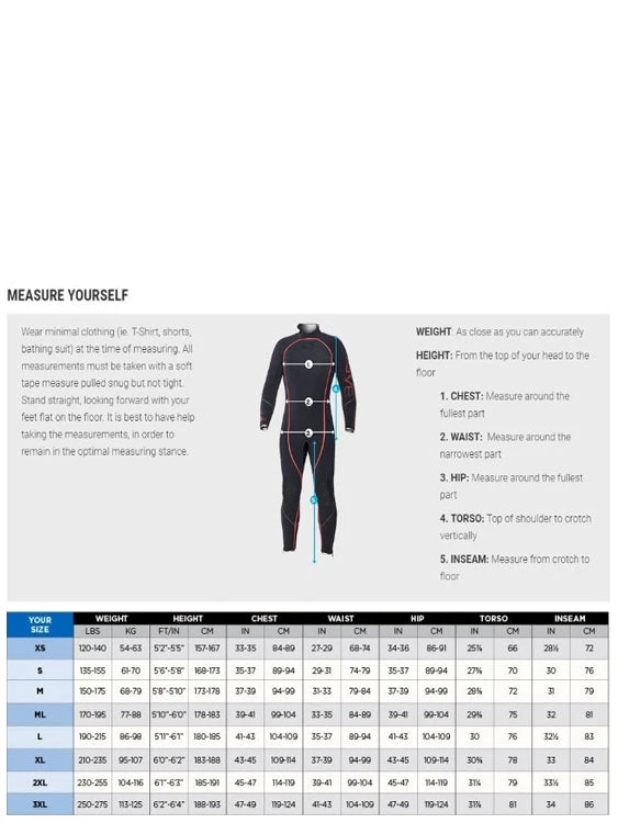 Bare Reactive Black 7mm Wetsuit Mens 2023 2 Bare Reactive Black 7mm Wetsuit Mens 2023 - Image 2
