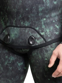 Cressi Tokugawa XTR 3mm 2-Piece Wetsuit Mens -Dry And Wet Suit Sales Store Cressi TokugawaXTR 3mm 2 Piece Freediving Wetsuit Mens Crotch Detail