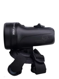 Light & Motion Sola 1200 White Flood Red Spot Video & Focus Light -Dry And Wet Suit Sales Store Light Motion Sola 1200 White Flood Red Spot WFRS Video Focus Light Side