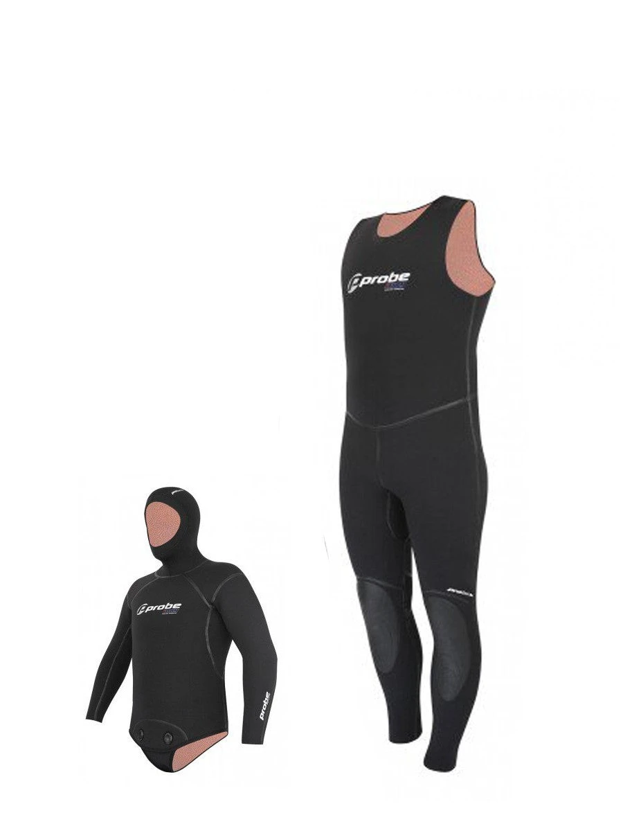 Probe IDry Pro 5mm. 2-Piece Hooded Diving Suit 1 Probe IDry Pro 5mm. 2-Piece Hooded Diving Suit
