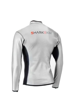 Sharkskin Chillproof Long Sleeve Chest Zip - Mens 9 Sharkskin Chillproof Long Sleeve Chest Zip - Mens -Dry And Wet Suit Sales Store Sharkskin Chillproof Long Sleeve Chest Zip Mens Silver Black Back
