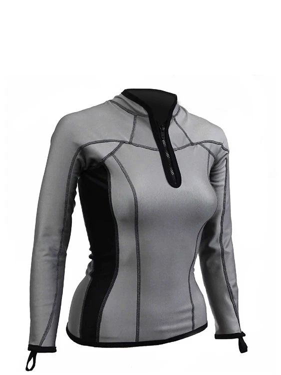 Sharkskin Chillproof Long Sleeve Chest Zip - Womens 8 Sharkskin Chillproof Long Sleeve Chest Zip - Womens - Image 8