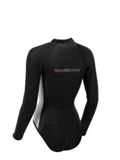 Sharkskin Chillproof Long Sleeve Step In - Womens -Dry And Wet Suit Sales Store Sharkskin Chillproof Long Sleeve Step In Womens Pink Black Back