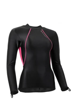 Sharkskin Chillproof Long Sleeve - Womens -Dry And Wet Suit Sales Store Sharkskin Chillproof Long Sleeve Womens Pink Black