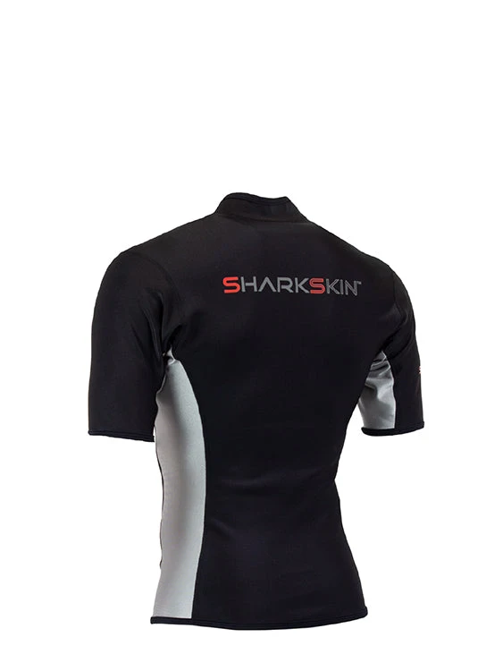 Sharkskin Chillproof Short Sleeve Chest Zip - Mens 2 Sharkskin Chillproof Short Sleeve Chest Zip - Mens - Image 2