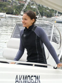 Sharkskin High Performance Long Sleeve Top Chest Zip Mens -Dry And Wet Suit Sales Store Sharkskin High Performance Top Chest Zip Mens Lifestyle Womens